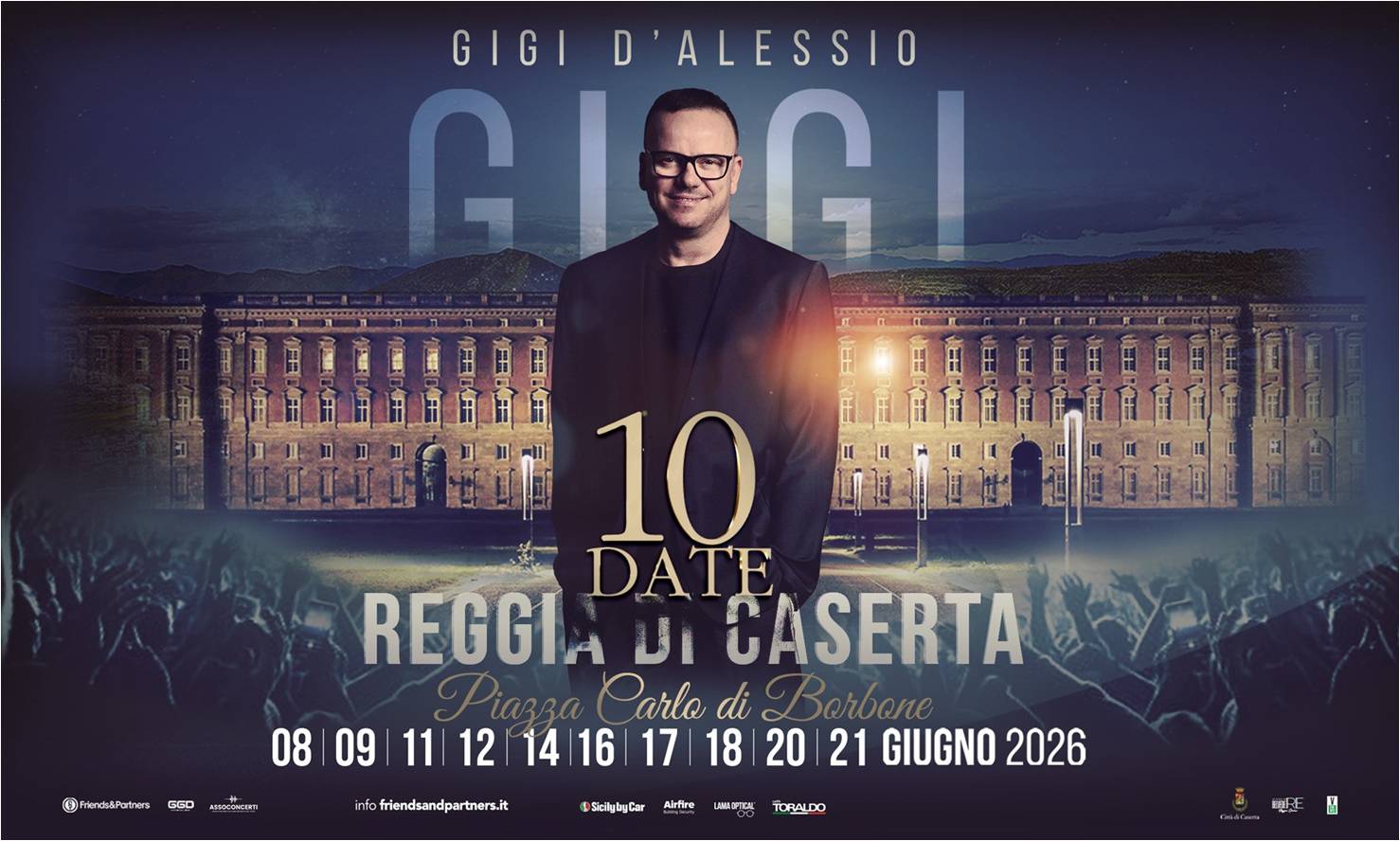 Gigi D'Alessio - Reggia di Caserta