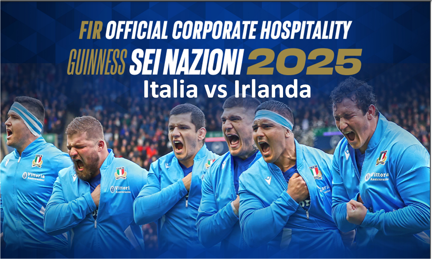 Hospitality Italia vs Irlanda Sei Nazioni 2025