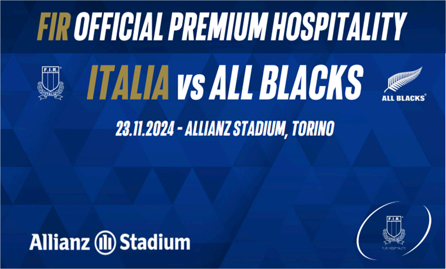 Hospitality Italia vs All Blacks RUGBY 2024