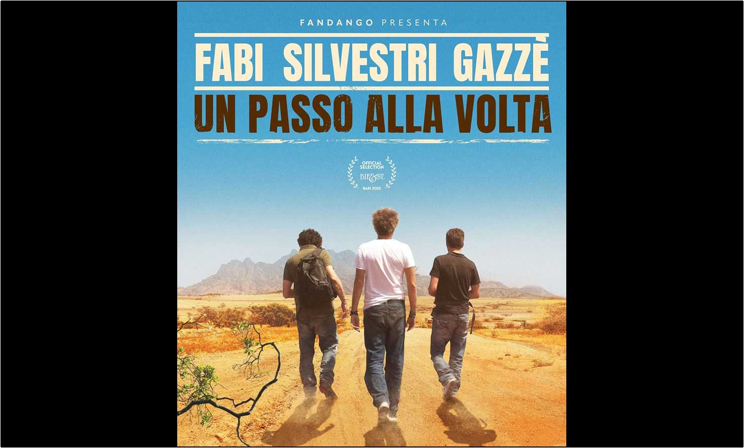 Proiezione Fabi - Silvestri - Gazzé: "UN PASSO ALLA VOLTA" - RM