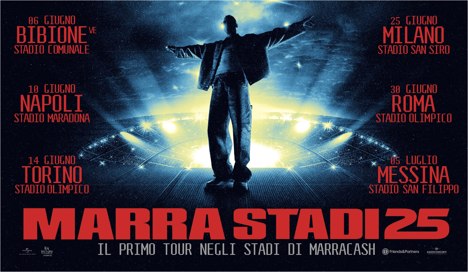 Il Primo tour di Marracash negli stadi 2025 