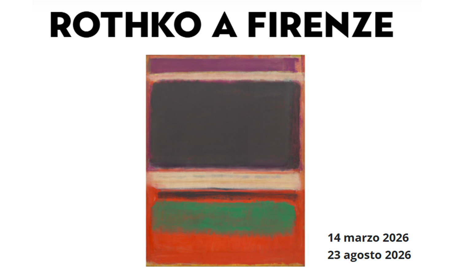 Rothko - Firenze