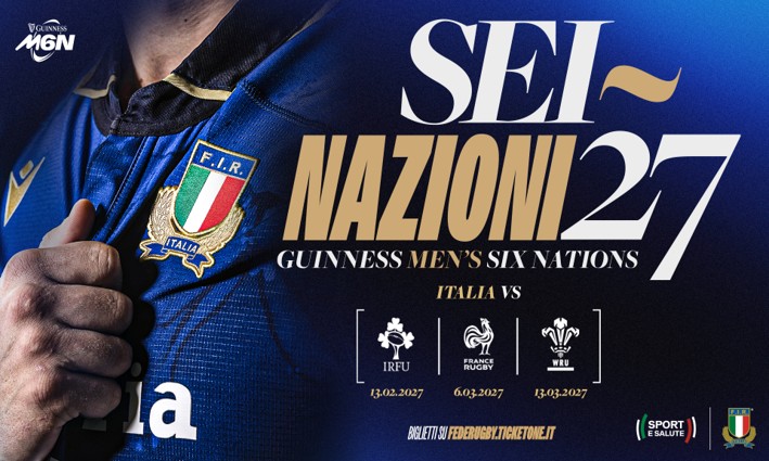 ITALIA vs IRLANDA SIX NATIONS 2027