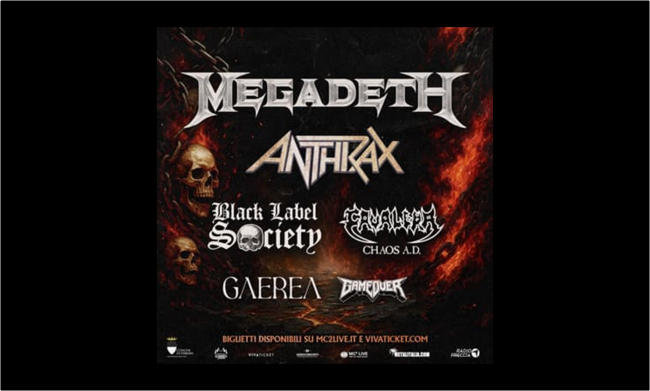 MEGADETH - Ferrara