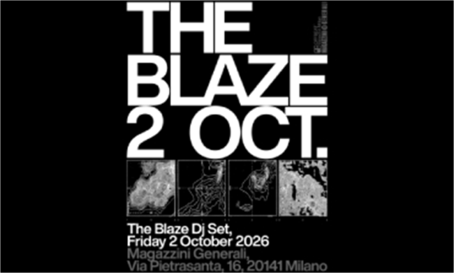 The Blaze Dj Set - Milano