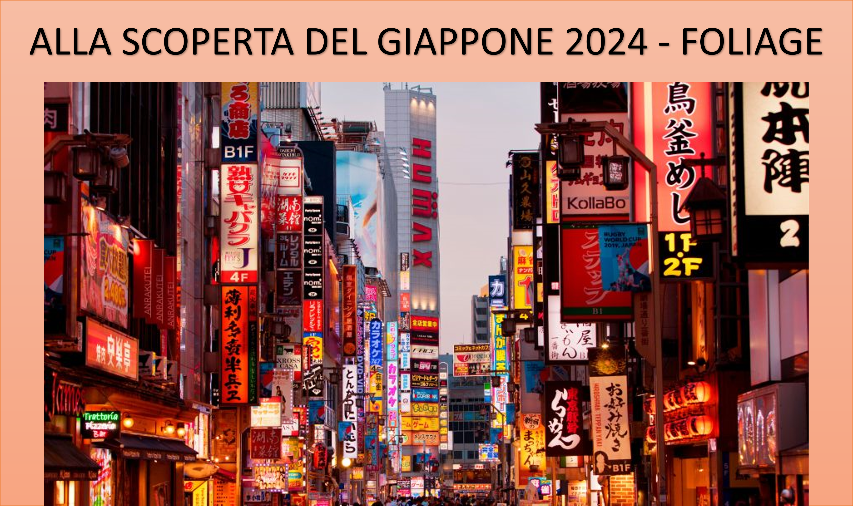 ALLA SCOPERTA DEL GIAPPONE 2024 - FOLIAGE