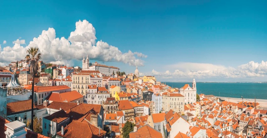 LISBONA - VISTA SULL'ATLANTICO