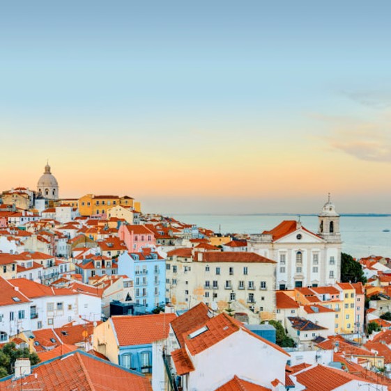 LISBONA - VISTA SULL'ATLANTICO